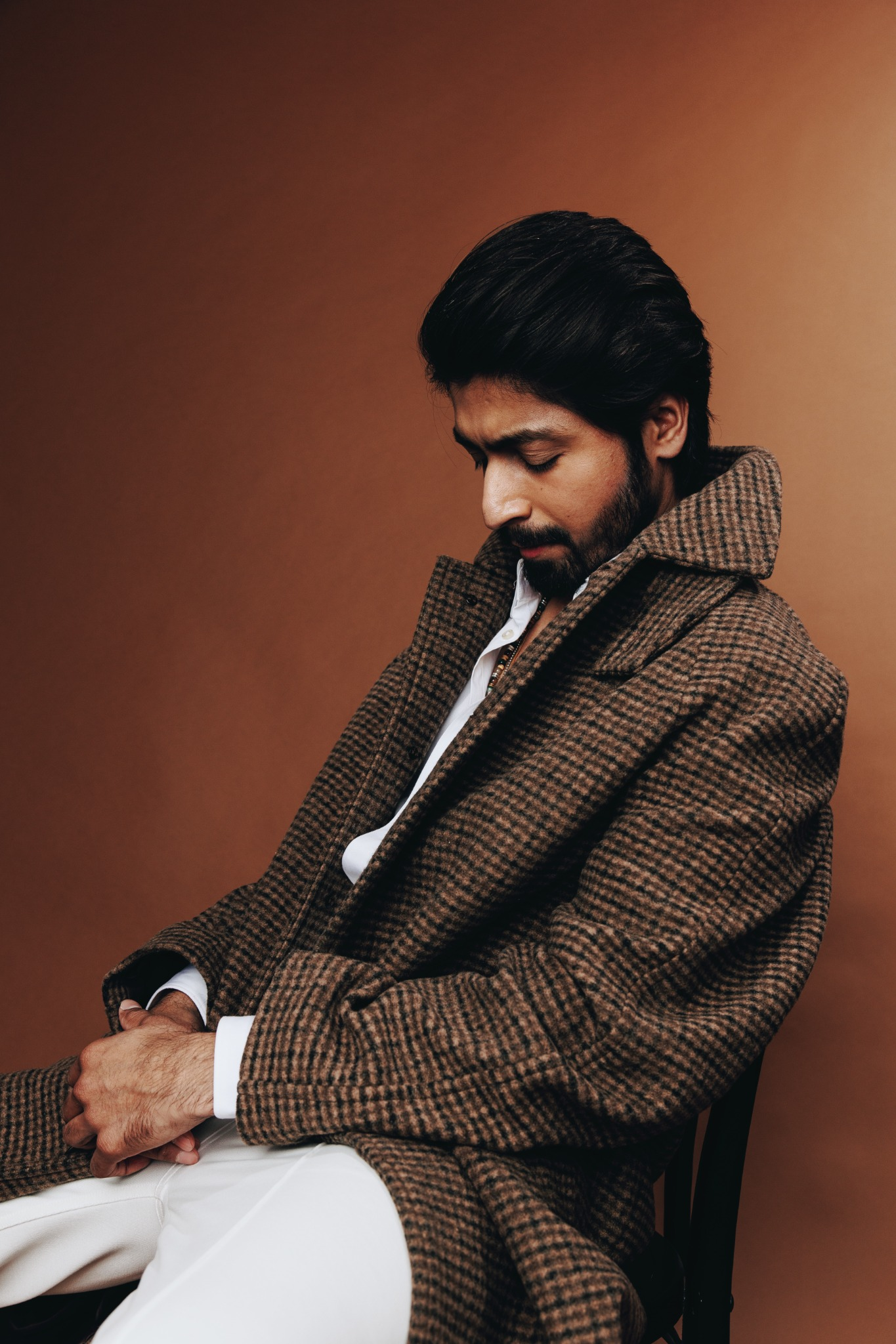 Harsh Kumar Shakti quiet seated character portrait